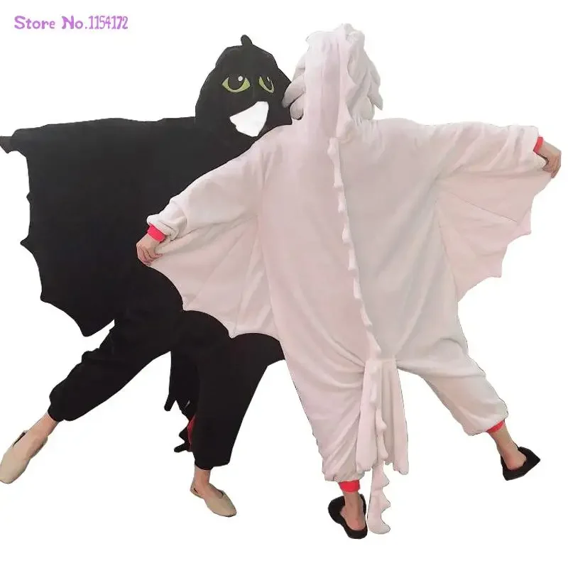 Dinosaur Kigurumi Oneises Pajam Anime Night evil Toothless Cosplay Costume Jumpsuit Pajamas Funny Dragon Animal Carnival Dragon