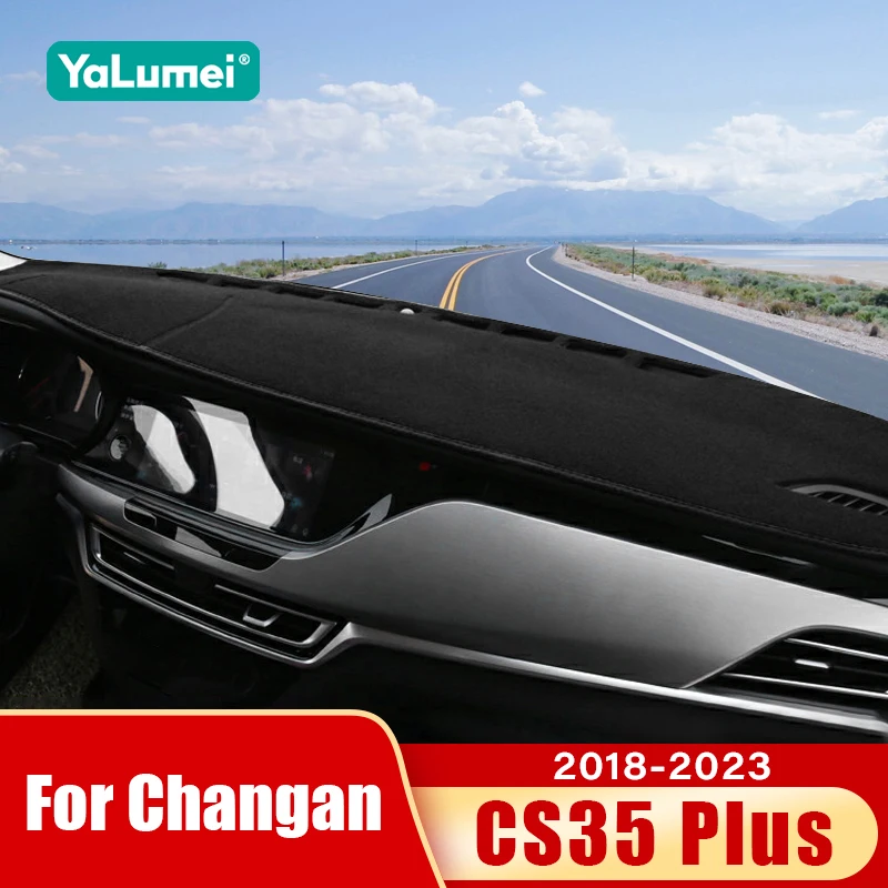 

For Changan CS35 Plus 2018 2019 2020 2021 2022 2023 CS 35 Car Dashboard Sun Shade Cover Non-slip Accessories