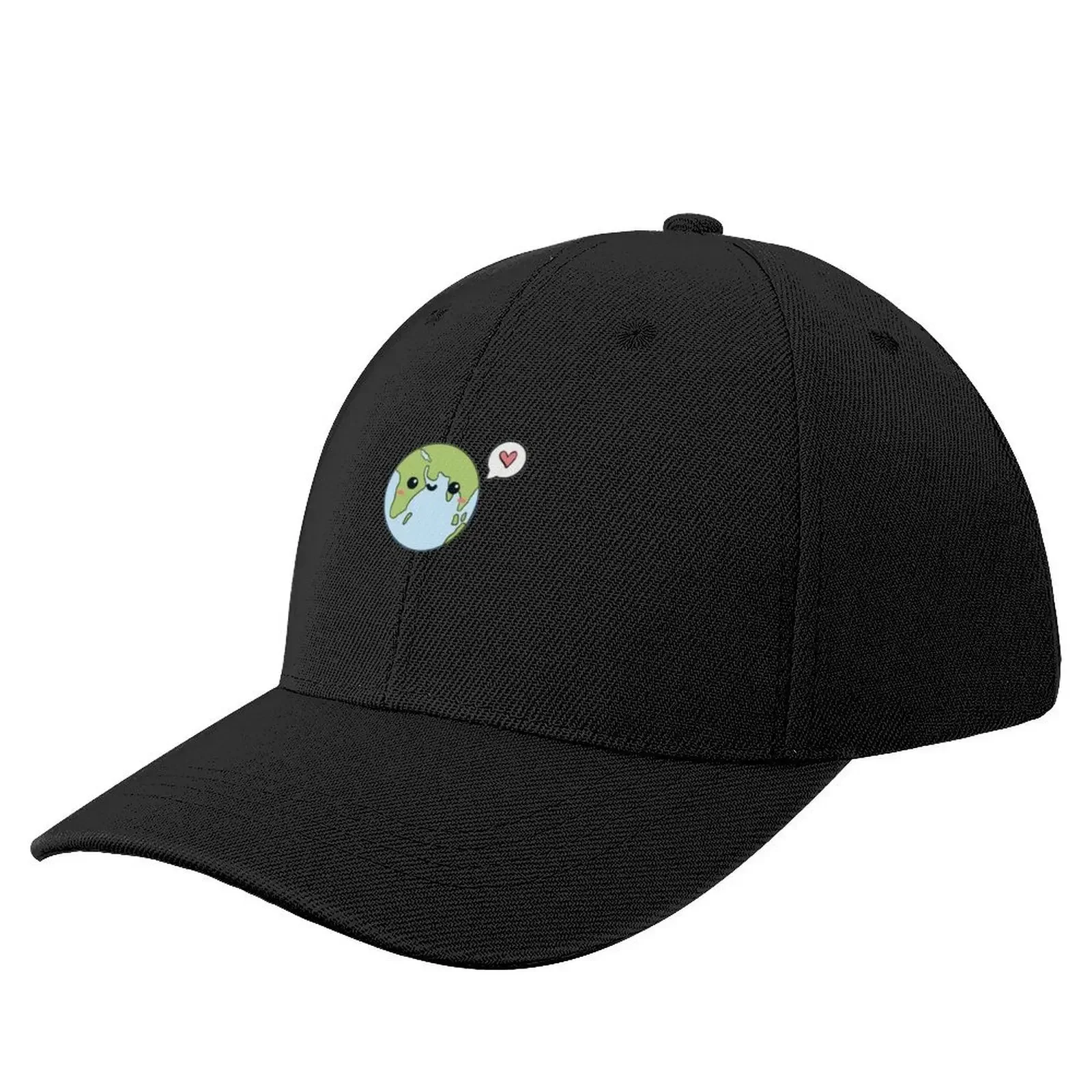 

Happy World Logo Baseball Cap derby hat Beach Women's Hats For The Sun Men's