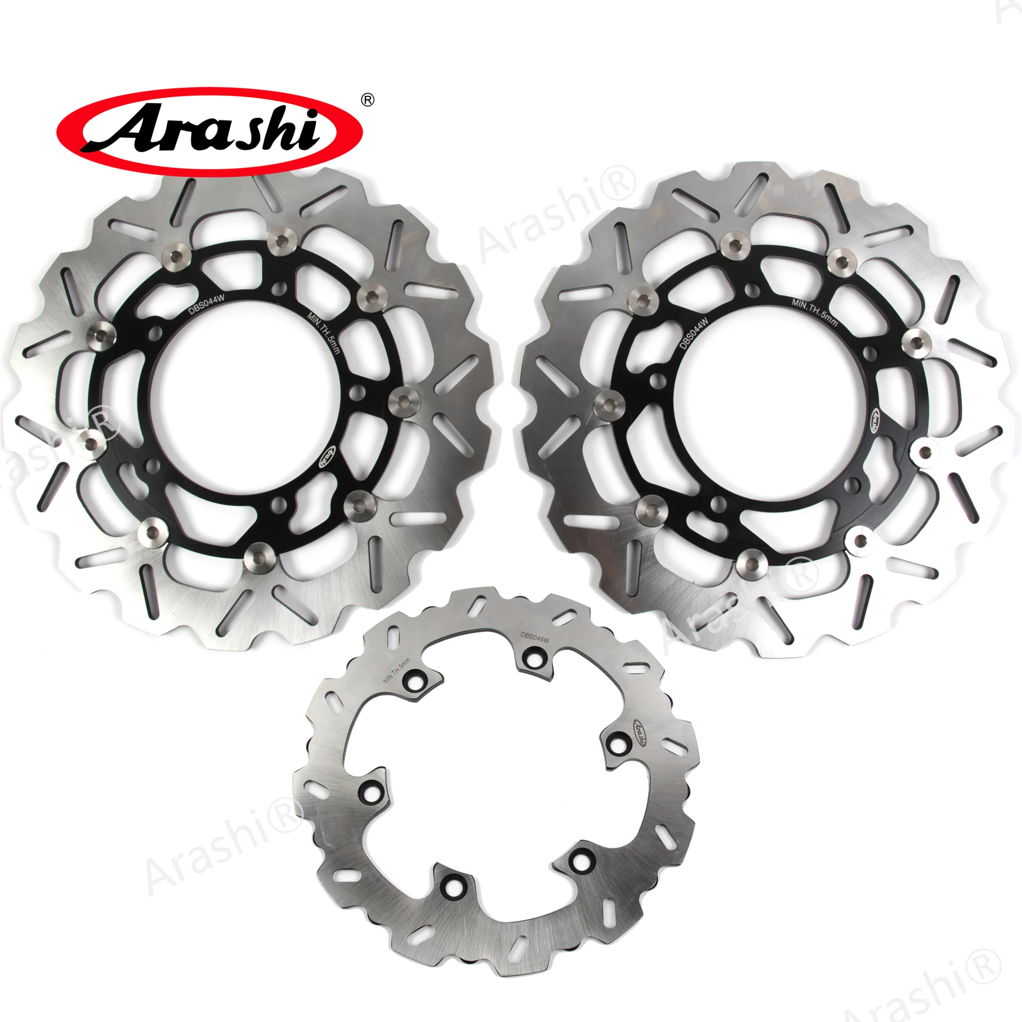 Arashi For SUZUKI HAYABUSA GSXR1300 2008 - 2015 CNC Front Rotors Rear Brake Disc Rotor GSX-R GSX1300R 2010 2011 2012 2013 2014