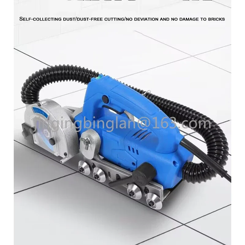 

Self-Vacuum Floor Tile Artifact Slotter Electric Seam Cleaner Ceramic Tile Beauty Sewing Machine Tool