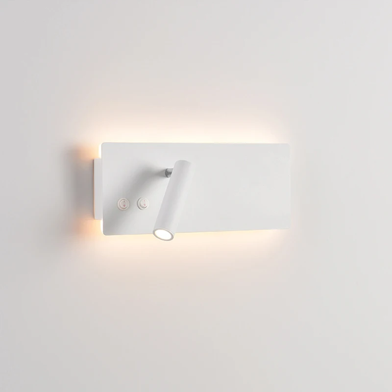 

Прикроватный настенный светильник с выключателем, современный минималистичный прожектор для спальни, кабинета, гостиной, скандинавский светодиодный бра, настенный светильник, домашний декор