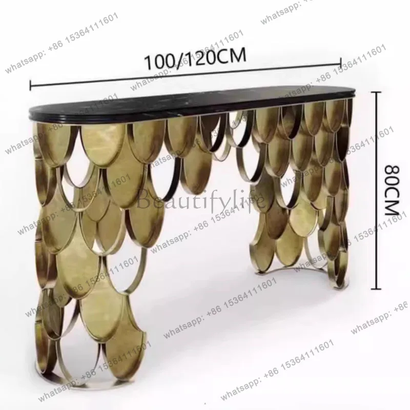 FG Classic Storage Entryways Table Exquisite Modern Simple Beauty Console Table Nordic Beauty Console Tafel Living Room Furnitur
