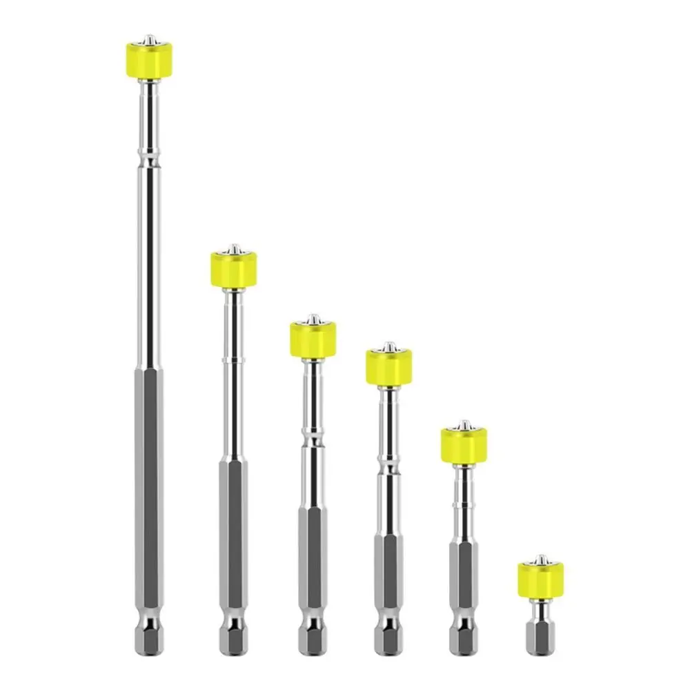 Anti-Slip Magnetic Screwdriver Bit High Hardness Impact Resistance Cross Screwdriver Head Hexagonal Handle 25-150mm