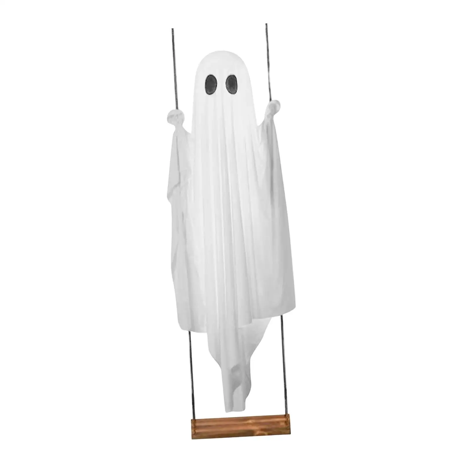 Glowing Halloween Ghost with Remote Adjustable Hanging Decor Easy Setup for