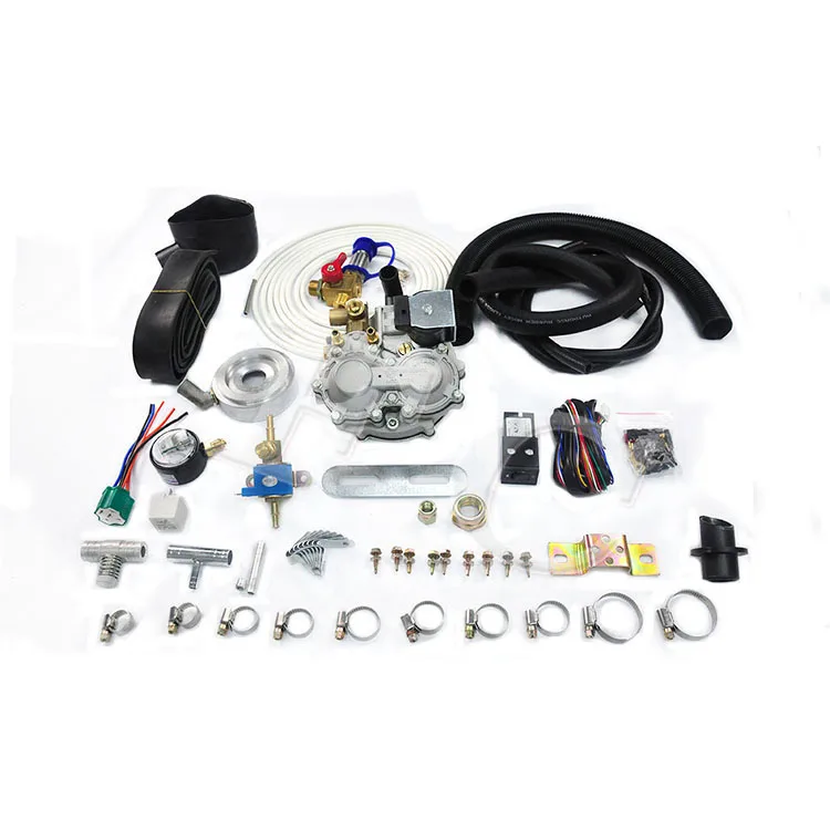 single point CNG conversion kits for sale  GNV GNC gasoline carburetors fuel system  motorcycle Sistema gas vehicular