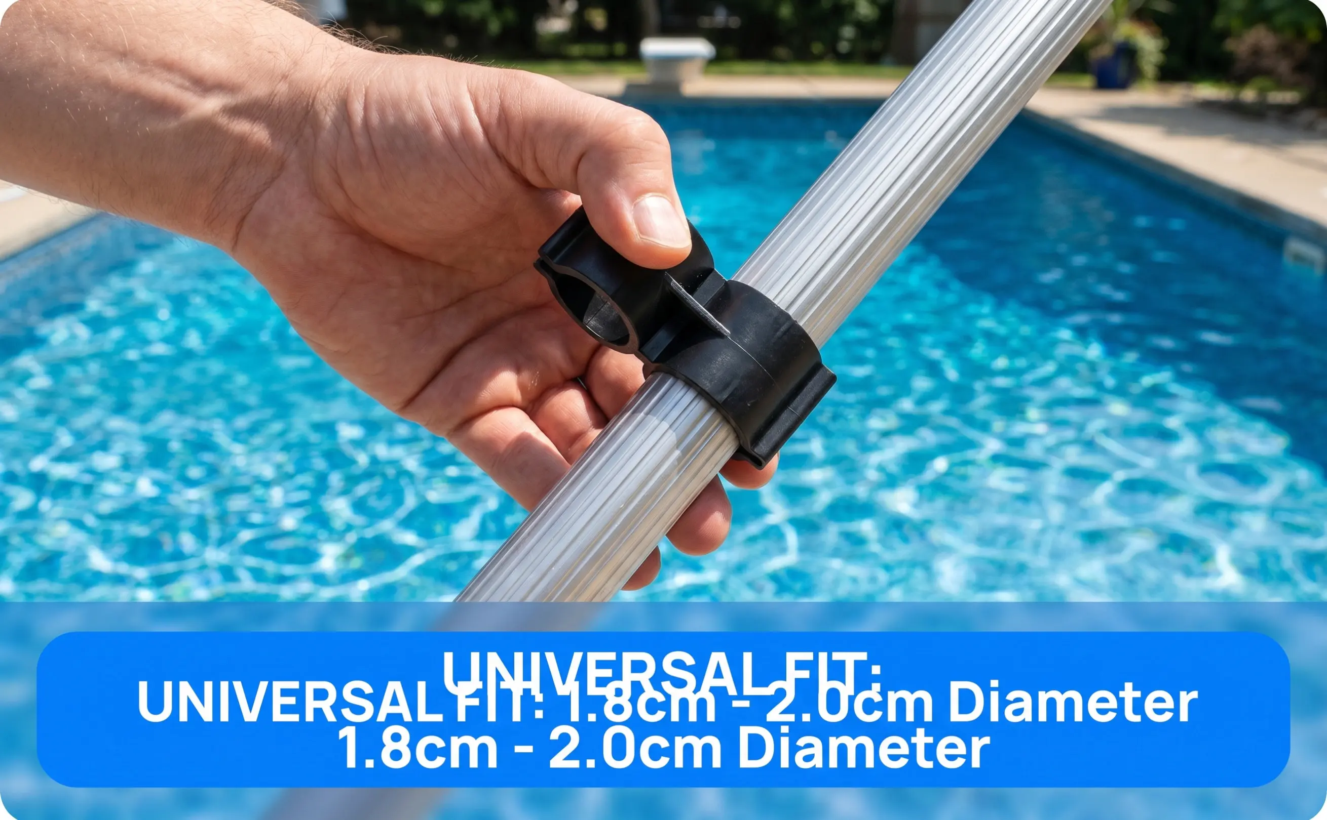 4Pcs Plastic Dustpan Broom Buckle Double Port Tube Clamp Secure Broom Holder Connector for Home Kitchen Warehouse Supermarket