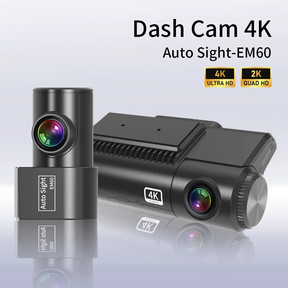 Direct Sale Manufacturer 4K Dual Channel Starvis 2 Dash Cam Cars HDR WDR Car Recorder Box Dual Lens Motor Car Recording