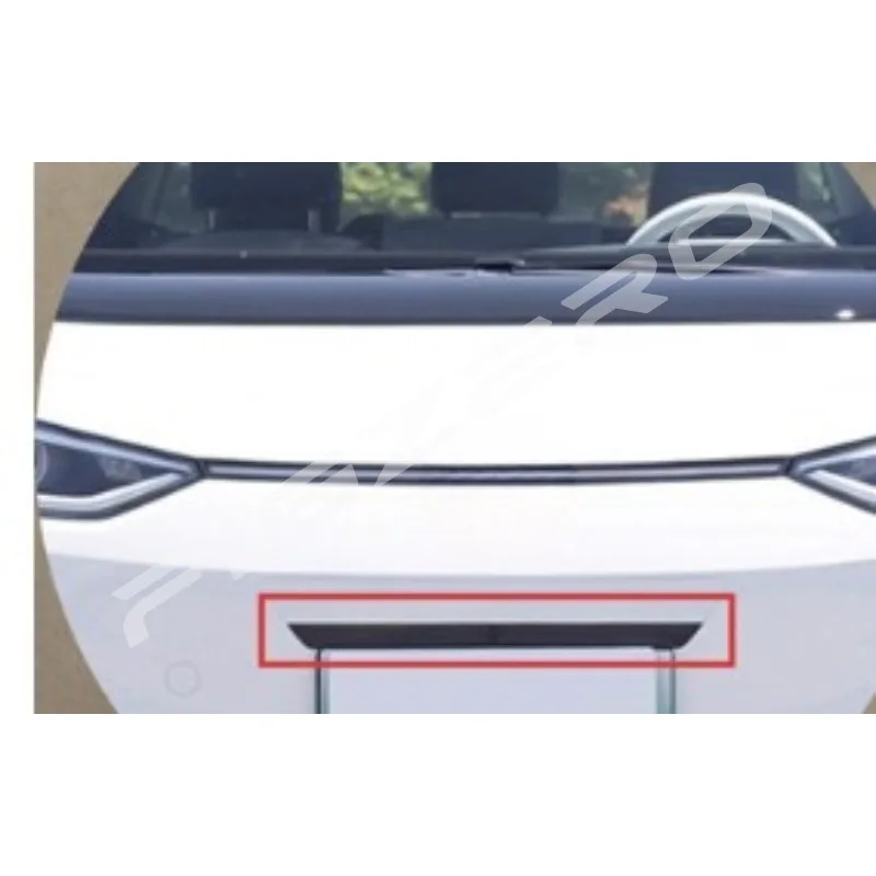 10D807155041 Genuine Front Bumper Bar Trim Strip Camera Mounting Decoration Plate Piano Black Gloss Finish for Volkswagen ID3 view 4