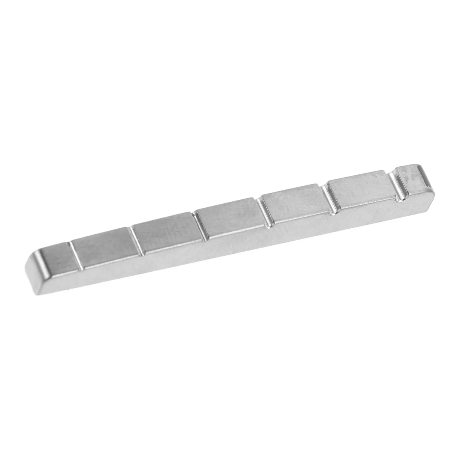 Titanium Alloy Pre-Slotted Guitar Nut 1.69 Flat Bottom for St Electric Bass Replacement Enhanced String Stability Guitar Nut
