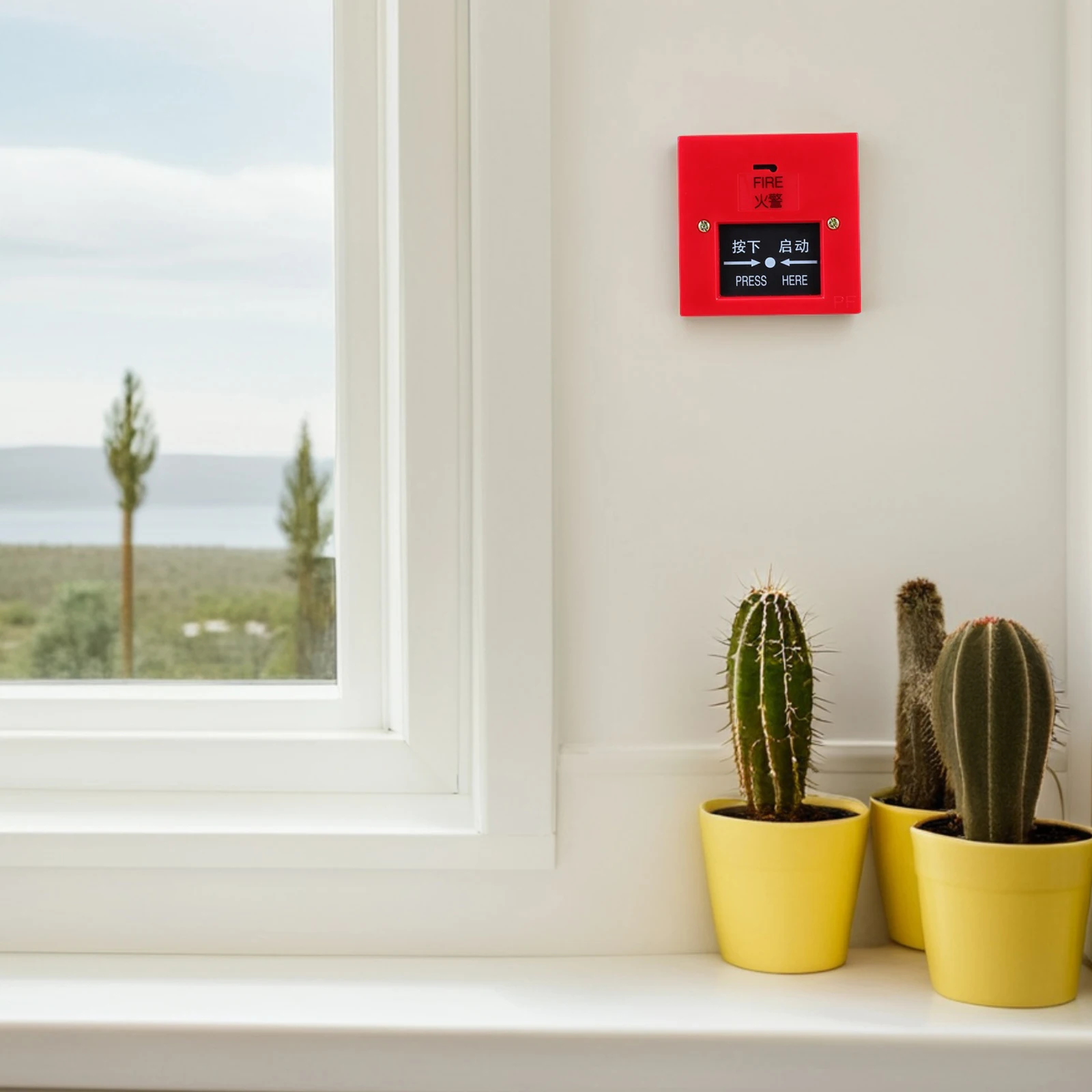 

Resettable Manual Emergency Alarm Switch Fire Alarm Button Quick Response Emergency Call Point for