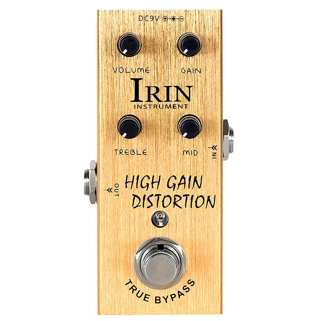 IRIN AN-14 High Gain Distortion Guitar Effect Pedal from AC/DC Crunch to Heavy Metal with Full Range EQ Guitar Parts & Accessory