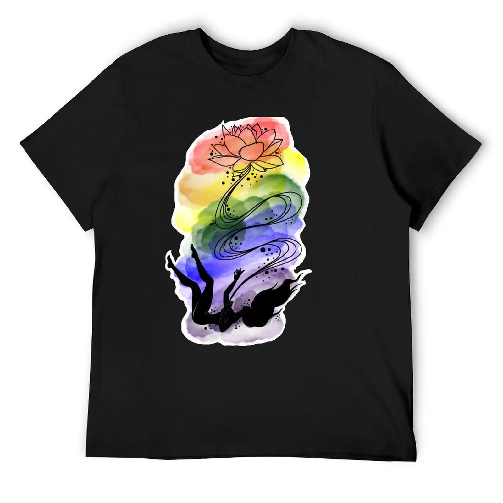 

LotusGirl T-Shirt tops customs cheap stuff luxury clothes men