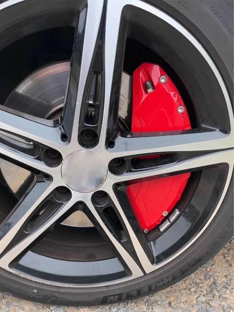 Voor Mercedes-Benz A-Klasse AMG W176 aluminium auto remklauw cover gemodificeerde wielnaaf exterieur decoratie accessoires - afbeelding 2
