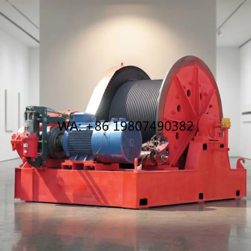 Electric Wire Rope Hoisting Winch Heavy Duty Lifting Equipment for Warehouse Construction Industrial Daily Operation Use