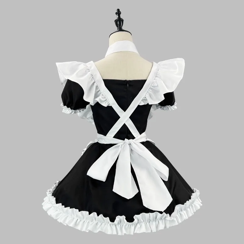 Dolce Lolita Gonna Copricapo Donna Halloween Cross Plus Size 2025 Nuovo stile giapponese Kawaii Manica corta Abito da cameriera Cosplay Carino