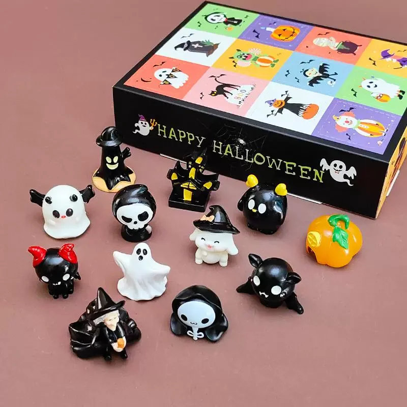 

Слипая коробка-сюрприз на Хэллоуин, мини-милая смоляная модель тыквы с призраком, товары для вечеринок на Хэллоуин, детская вечеринка, игрушка-сюрприз, подарки