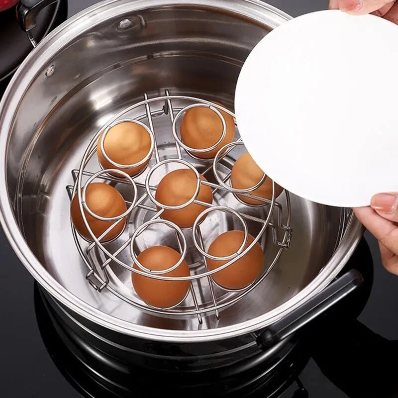 Stackable Egg Steamer Rack Air Fryer Pressure Cooker Double-Layer Steaming Grid Stand Tray Non-Stick Cookware Kitchen Utensils