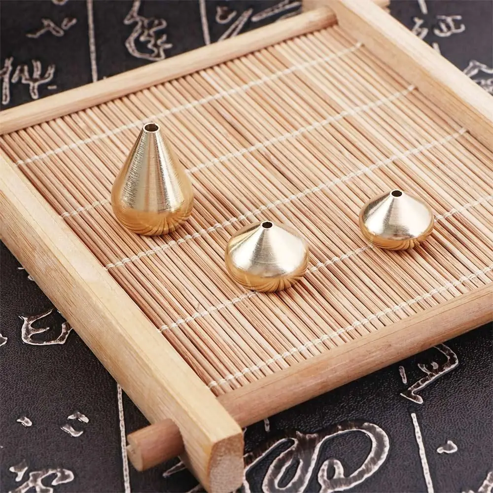 Anti-oxidation Brass Metal Buddhism Craft Incense Stick Holder Sandalwood Coil Base Incense Base Home Decoration