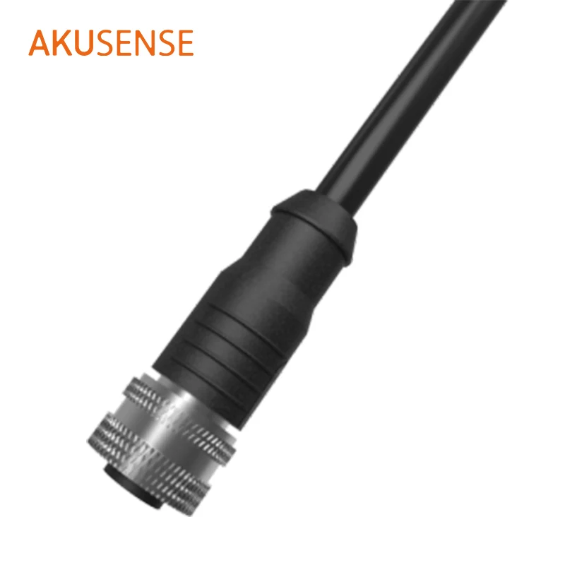 Akusense M8 Connecting Cable CA08-S4F2C With 2 Wire Cable Joint Connector