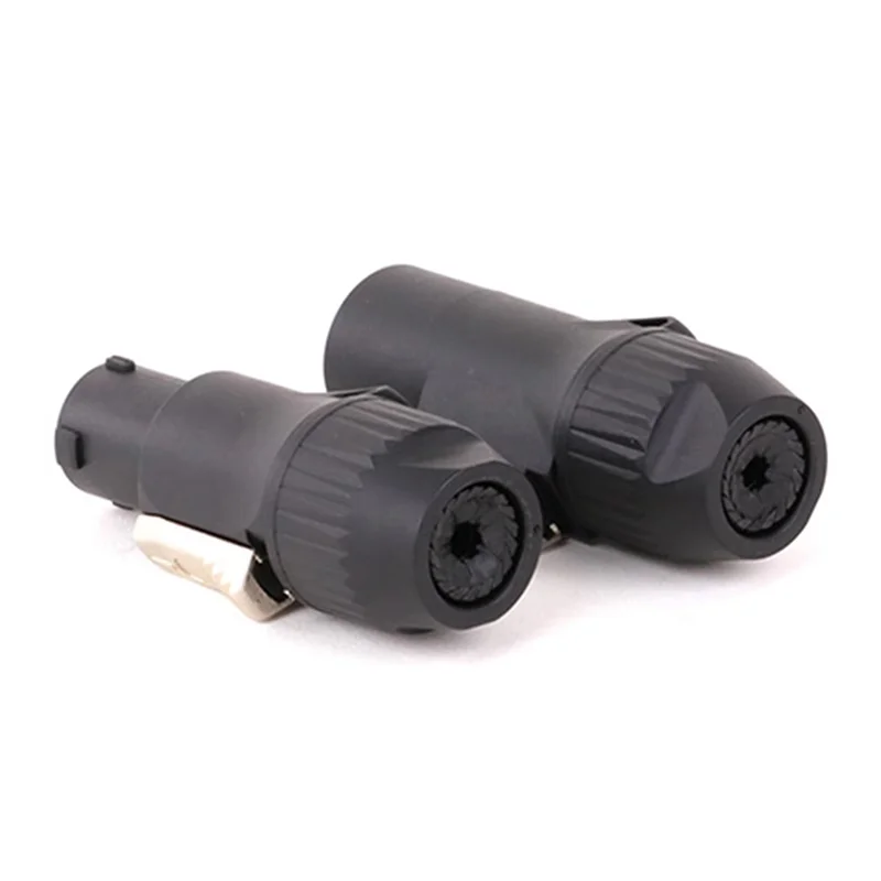 

A88E-10Pcs IP65 Grade Waterproof PA66 Material 3Pins True Locking Connector Plug Jack NAC3FX-W NAC3MX-W