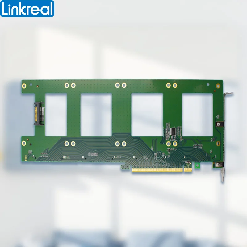 Imagem -06 - Linkreal-adaptador para Nvme Ssd-lrnv94nf x U.2 para Pcie X16 2.5