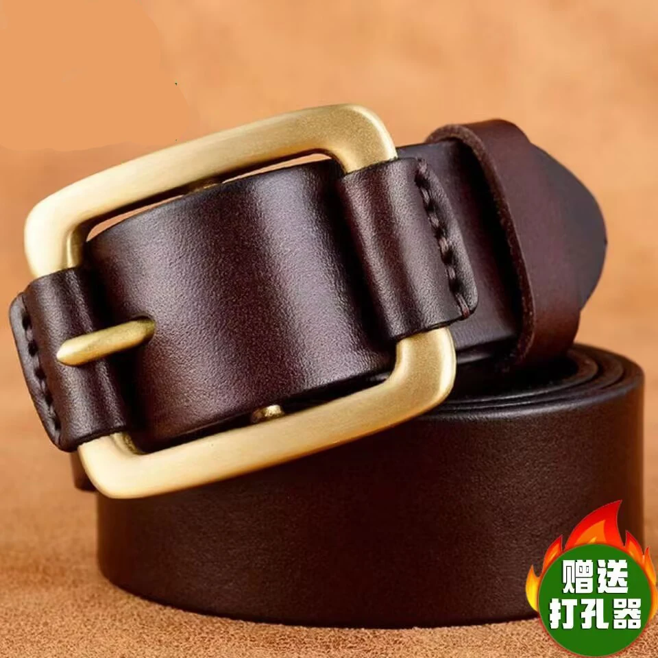 

Belt for Men 2025 Famous Luxury Brand Design PU Leather Classical Alloy Pins Buckle Waist Belts Punk for Jeans Leisure Waistband