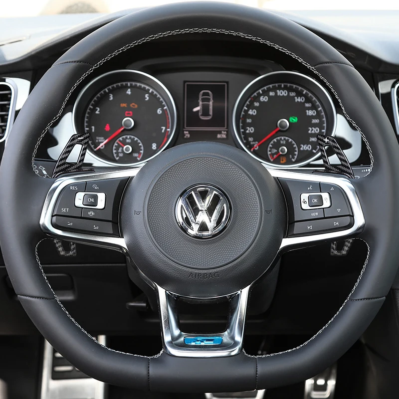 For Volkswagen steering wheel paddle shift VW MK7 Golf 7 7.5 GTI Rline Tiguan Sciricco Touran X Sagitar POLO GTD GTE accessories