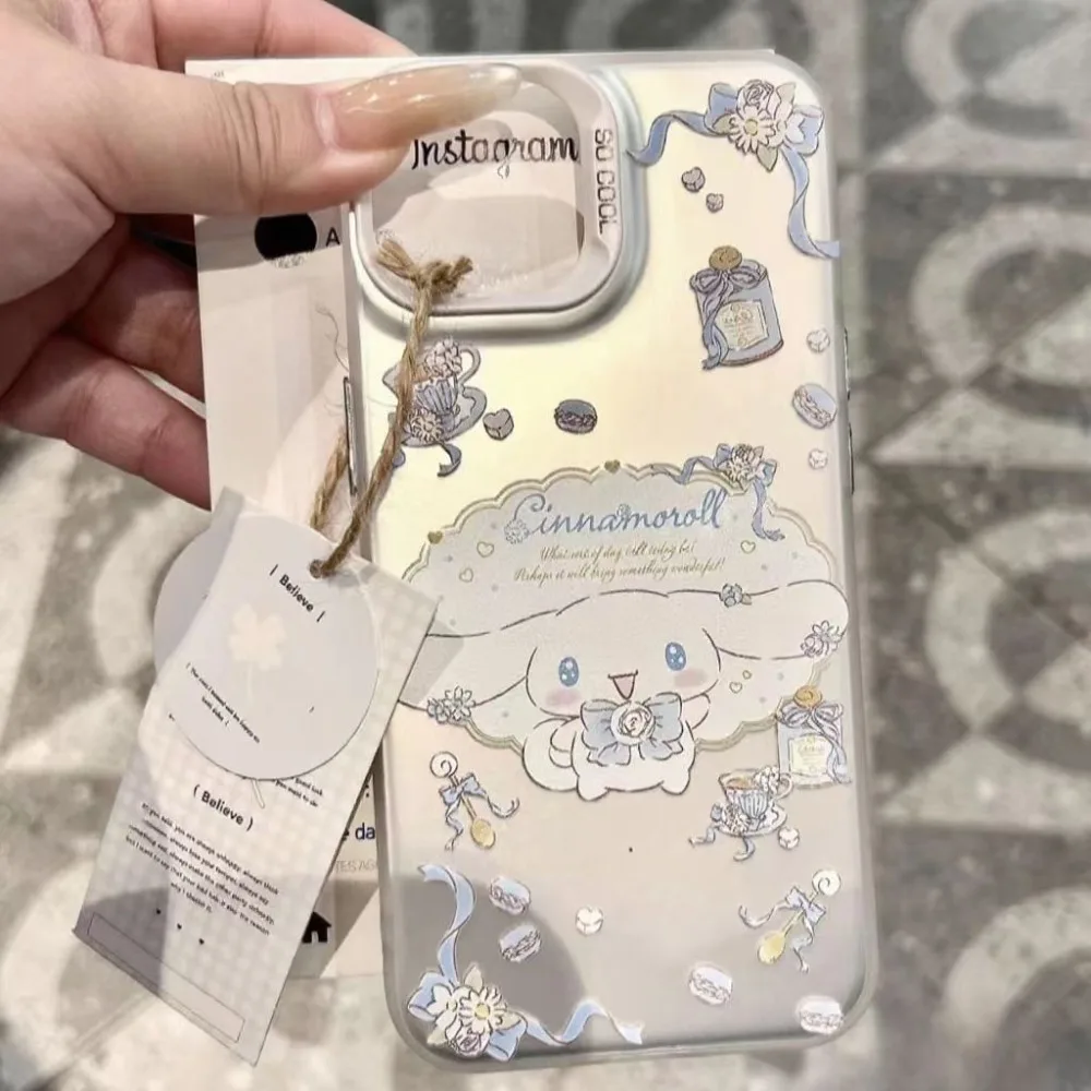 Creative Creative cute cartoon character big-eared dog acrylic phone case for iPhone 17 16 15 14 13 ProMax Plus anti-fall back cover gift - Aliexpress Deal