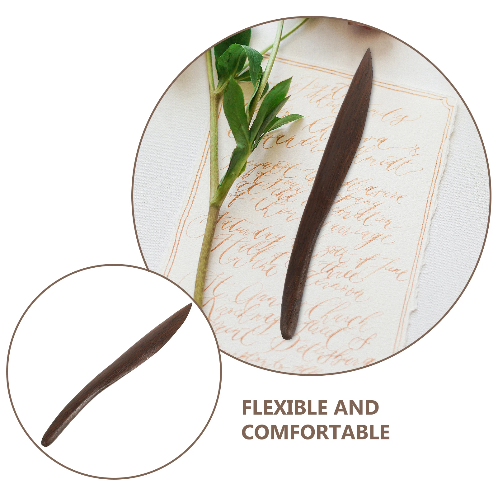 خشب الأبنوس فتاحة الرسائل النمط الصيني الة قطع الورق فتاحة البريد المنزلية المحمولة المغلف سكين مكتب