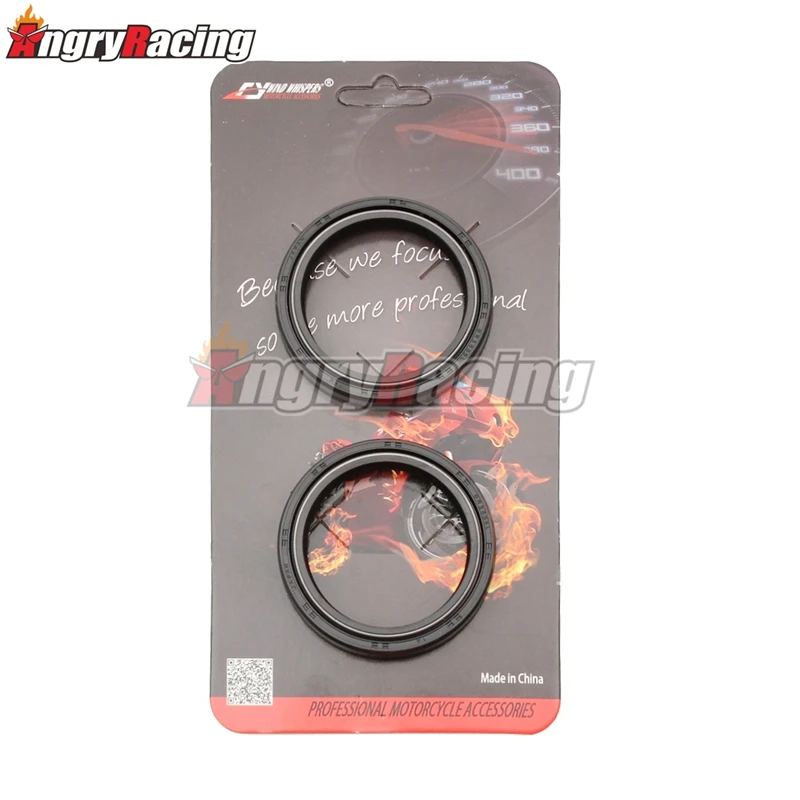 مزدوج الربيع الجبهة شوكة المثبط النفط ختم غطاء غبار لياماها YZ 125 250 490 TT-R TTR 250 WR 250 500 Z XT 660 R X سوبر موتو #2