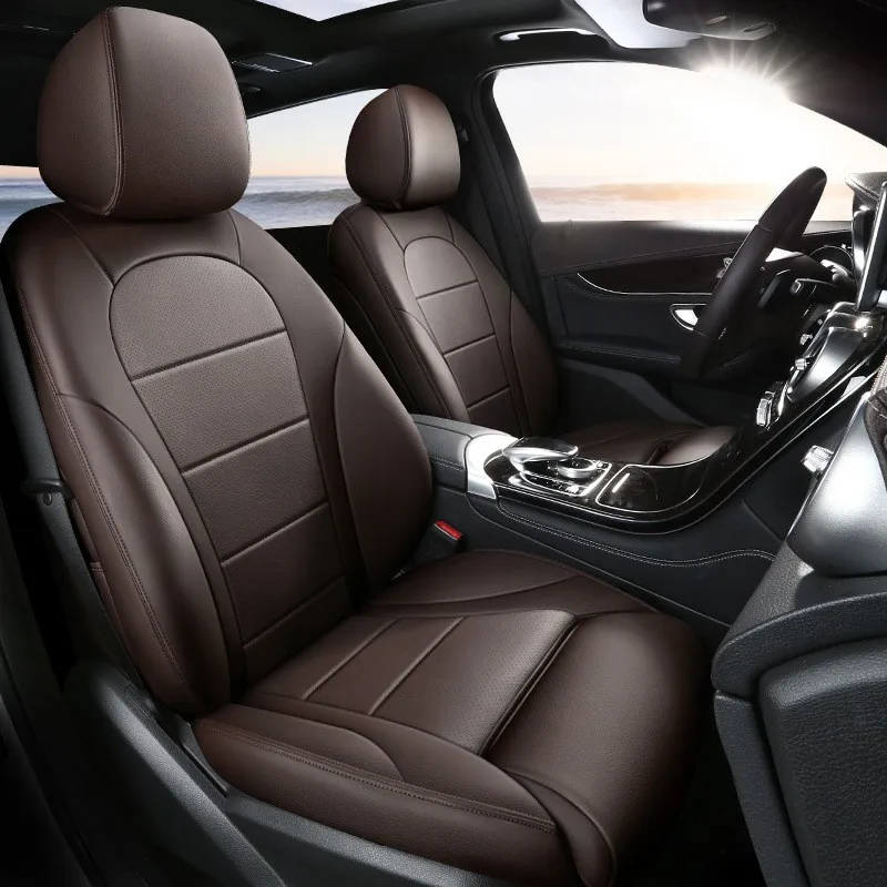 

Custom Car Seat Covers 5 seats For Mercedes Benz GLC 2017 2018 2019 2020 2021 2022 2023 Leather cushion Seat Protective Cover
