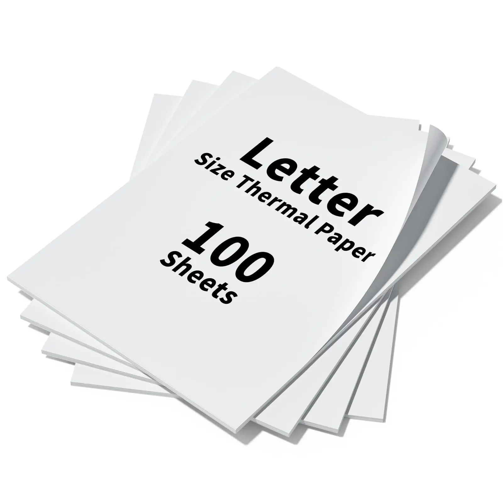 Лист термобумаги 8,5 x 11 дюймов, 216x279 мм, совместимая с Peripage/M08F/S8, портативная бумага для принтера для счетов/блоков/печати чеков