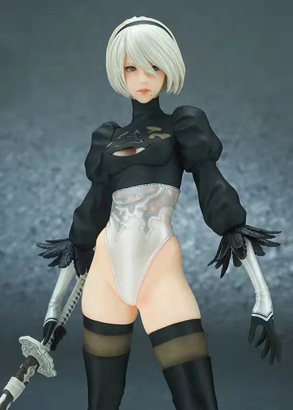 100% originale: Nier Automata Yoha No. 2 tipo B versione DX Action PVC Figure Anime Figure Model Toys Figure Doll Gift