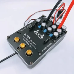 Hobbywing-車とボート用のAirp4スピードコントローラー,Ultrabecを備えた300a esc,入力6〜12s,6/7.4/8 v,10a