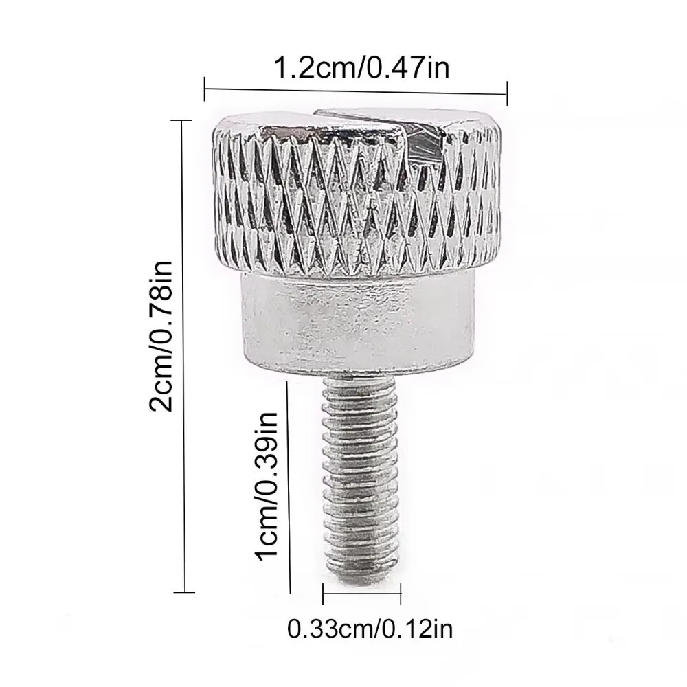 Hand Tighten Sewing Presser Foot Screw Machine Part Knurled Head Thumb Screw for Industrial Sewing Machine Quick Replacement