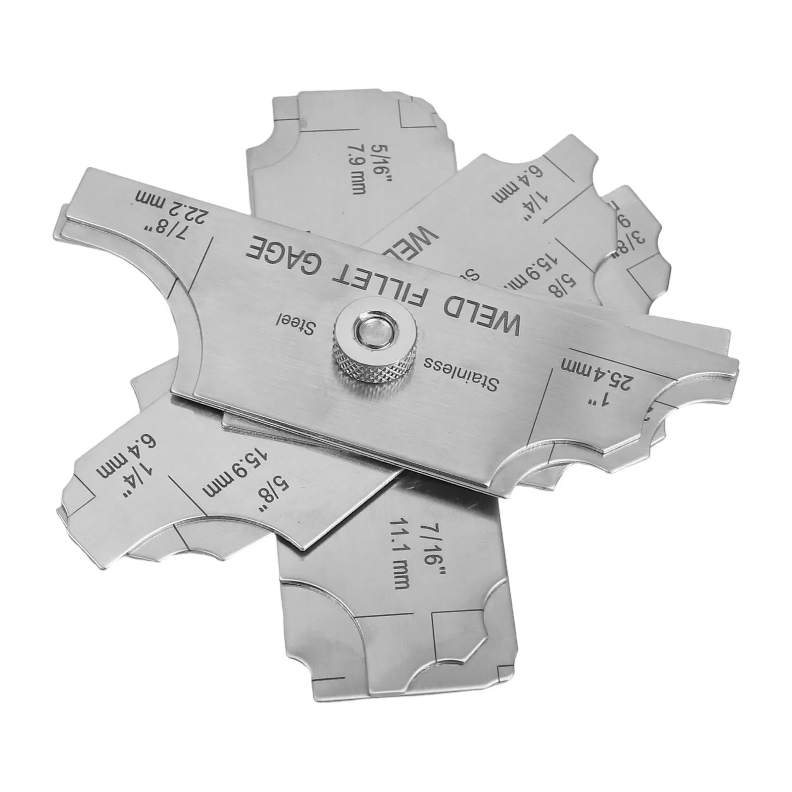 Inspection Tool Fillet Gauge Accurate Welding Inspection Multi-functional Welding Gauge Accurate Welding Measurements