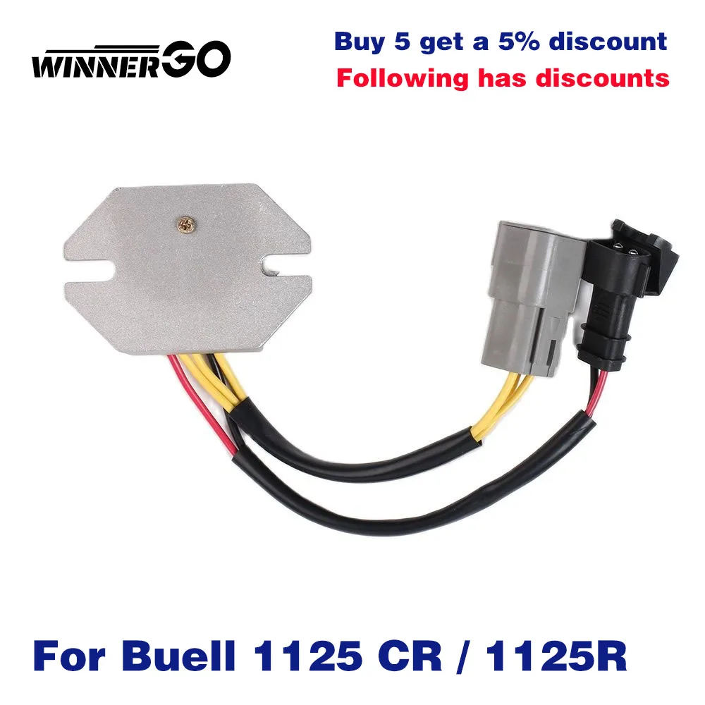 WINNERGO Motorcycle Voltage Regulator Rectifier For Buell 1125R CR 1125 R 1125CR 1125-CR 1125-R 2008 2009 2010 Y0302.1AMC