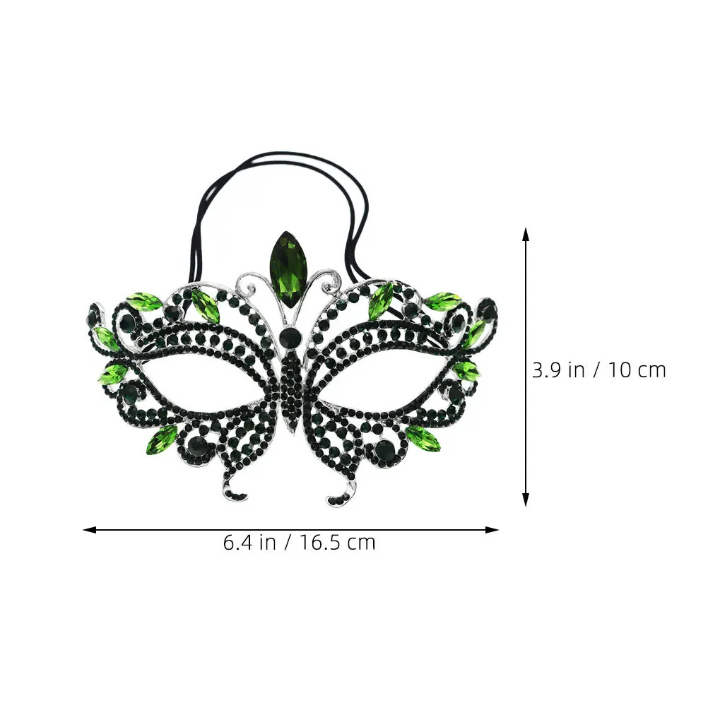 Frauen Halloween Strass Prinzessin Halbmaske Langlebige Maskerade Maske für Party Cosplay Halloween Masken für Frauen