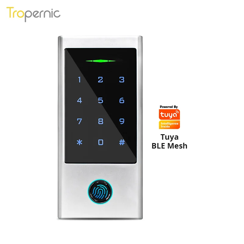 Biometric Code Ip66 Wireless Rfid Card Cerradura Inteligente Wifi Tuya Fingerprint Smart Access Control System