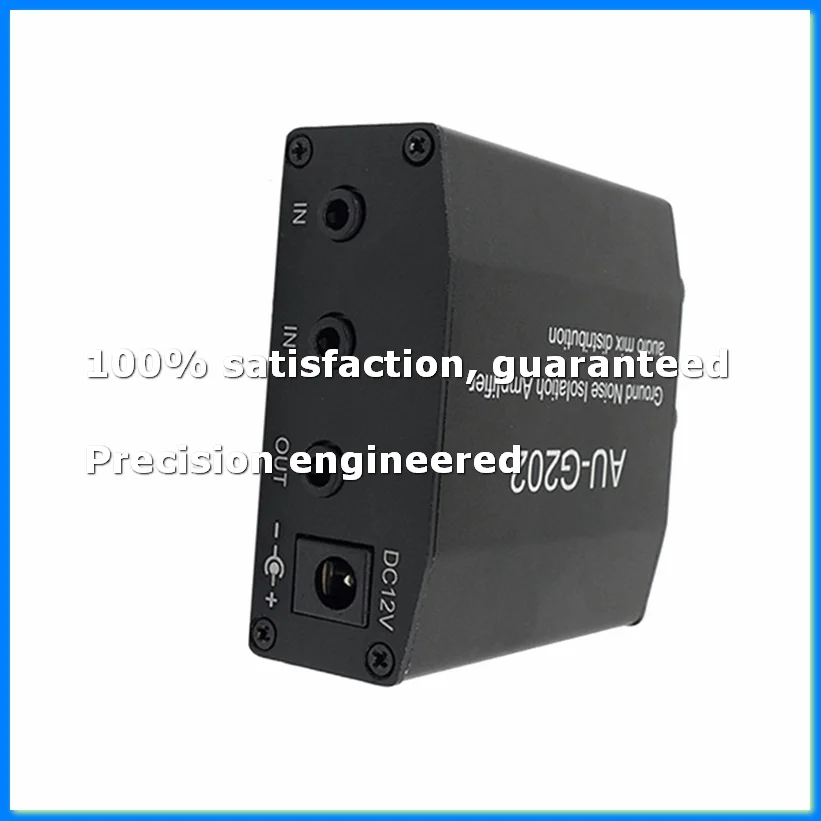 AUG202 Audio Mixer Distributor DC5-18V Ground Noise Lsolatioh Amplifier Dual Channel 2 in 2 Out Amplifier-A22U