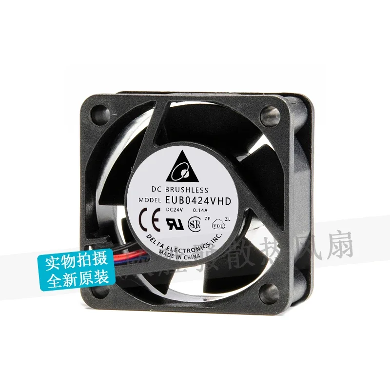 Delta Electronics EUB0424VHD DC 24V 0.14A 40x40x20mm 3-Wire Server Cooling Fan