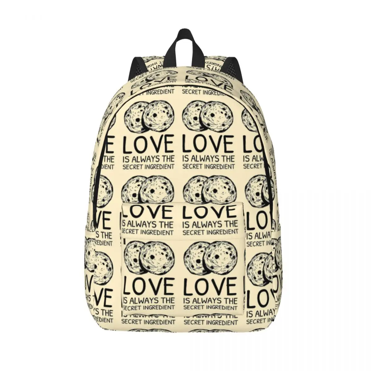 Receta de galletas para hornear, mochila de amor con ingredientes secretos, mochila para estudiantes, bolso escolar para niños, bolsos de hombro para ordenador portátil para hombres y mujeres