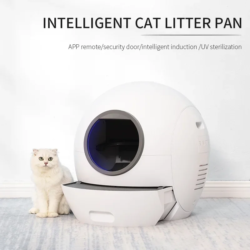 Advanced Intelligent Large Hidden Self Cleaning APP Control Closed WIFI Automatic Cat Toilet Cat  Box