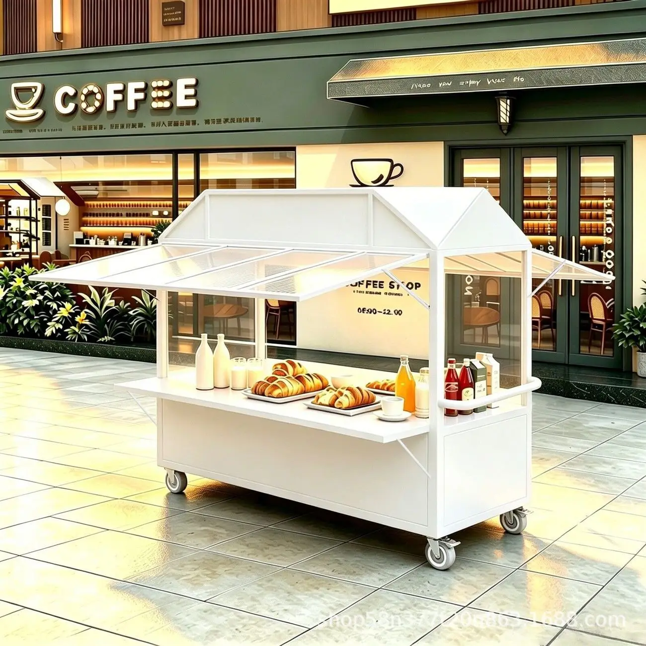 Factory Direct 2026 Internet celebrity market stall Mobile stall Commercial Street Night Market Snack Car