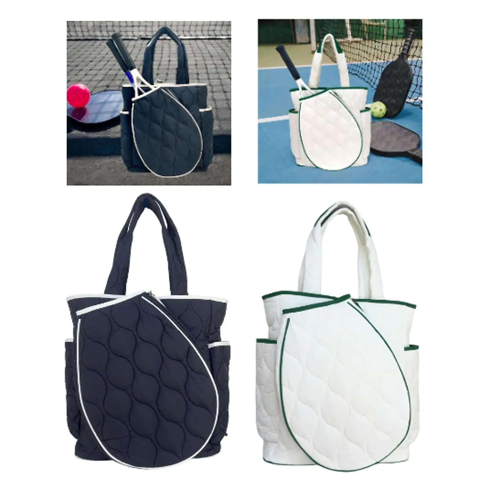 Bolsa de transporte de pickleball para raquetes e equipamentos, mochila esportiva versátil