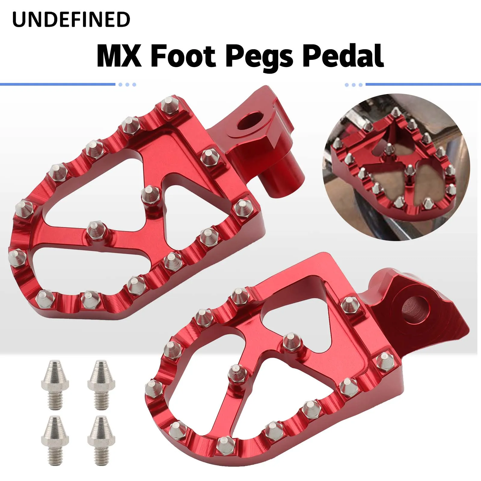 

Motorcycle Motocross Foot Pegs Footrests For Honda CR 125 250 500 CR125 CR250 CR500 CR125R CR250R CR500R 1988-1994