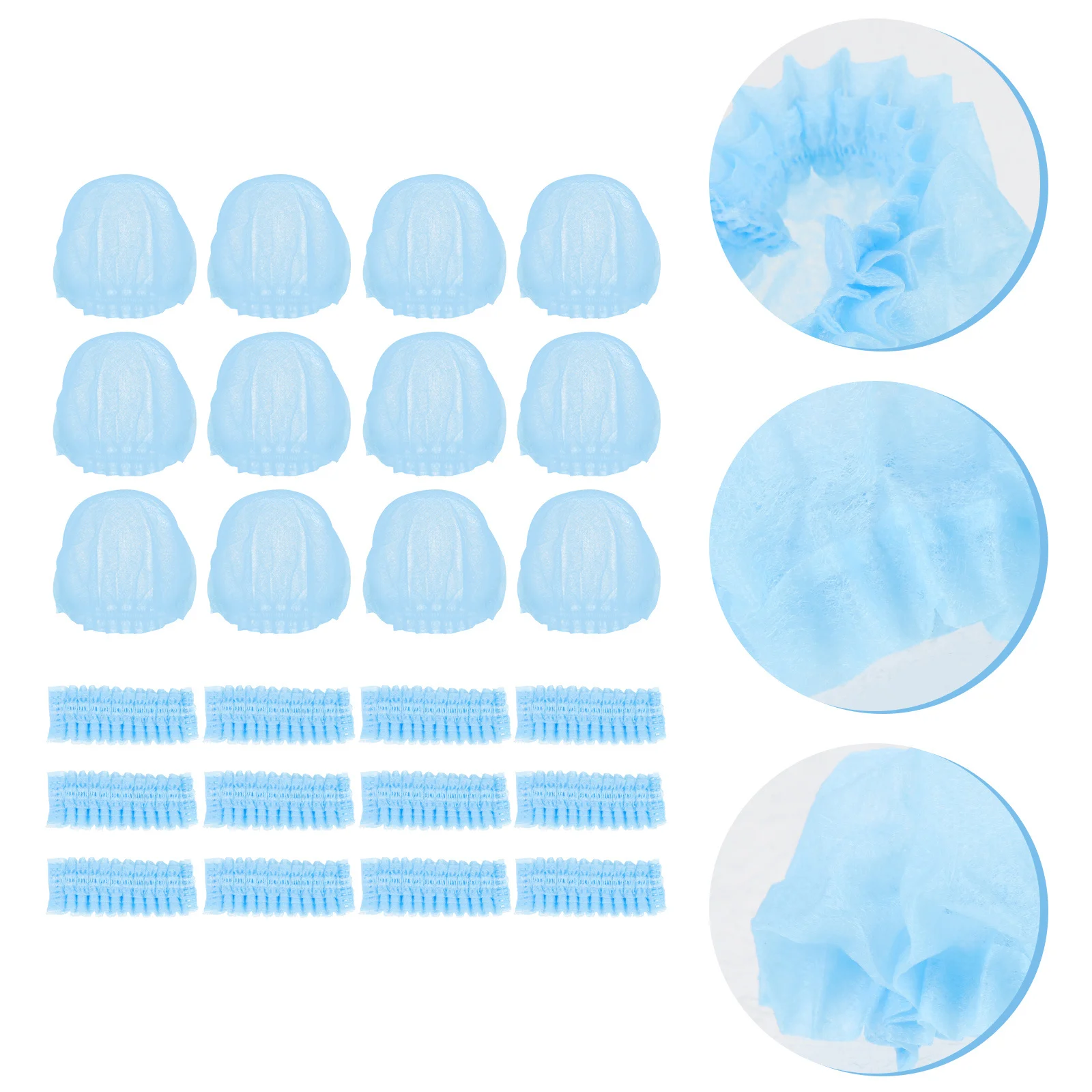 

200Pcs Microphone Covers Non-Woven Disposable Mic Protector Reliable Anti-Splash Cover for Home Karaoke Mic Supplies