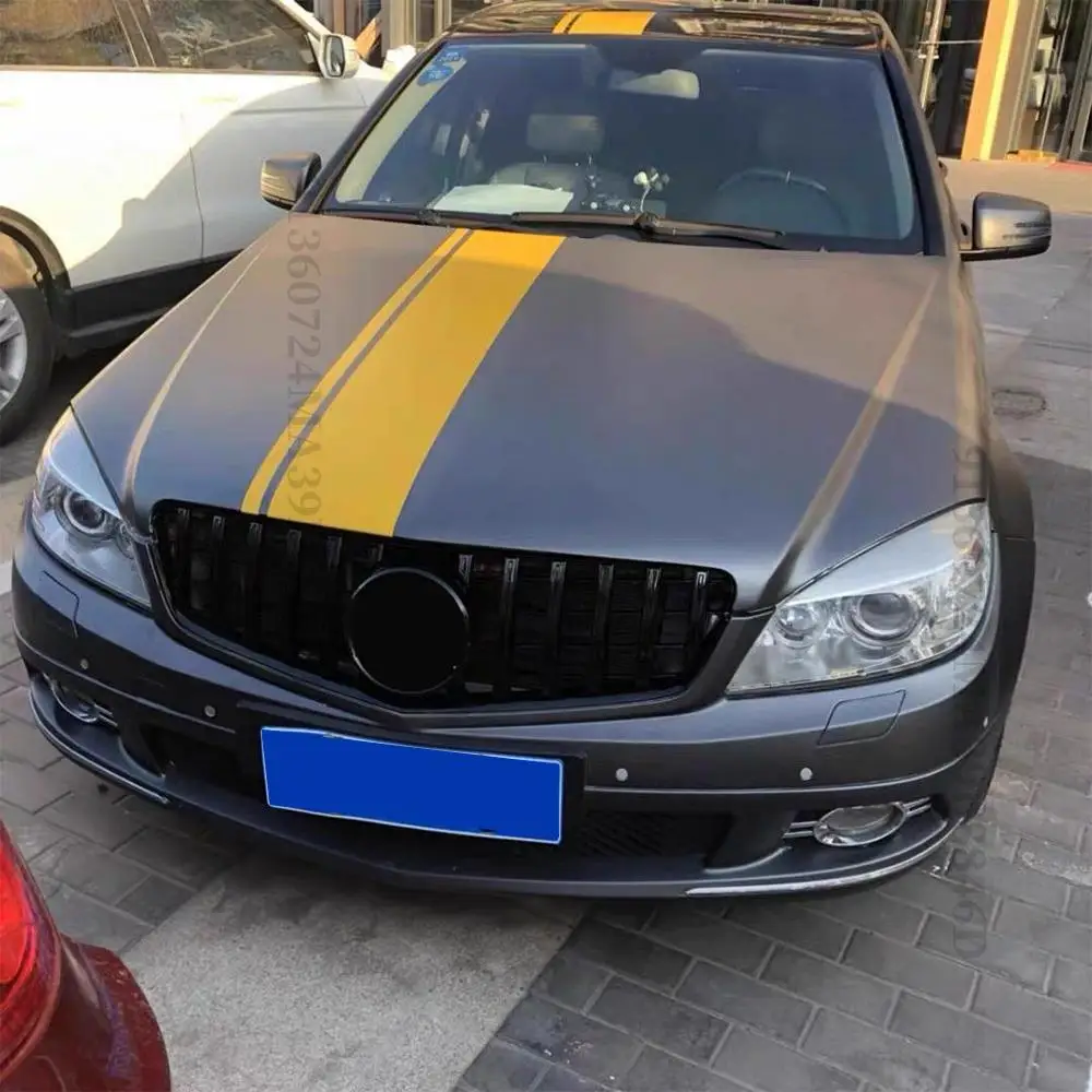 

Body modification for Mercedes Benz C W204 C43 2007-2014 with facelift GT style front bumper grille