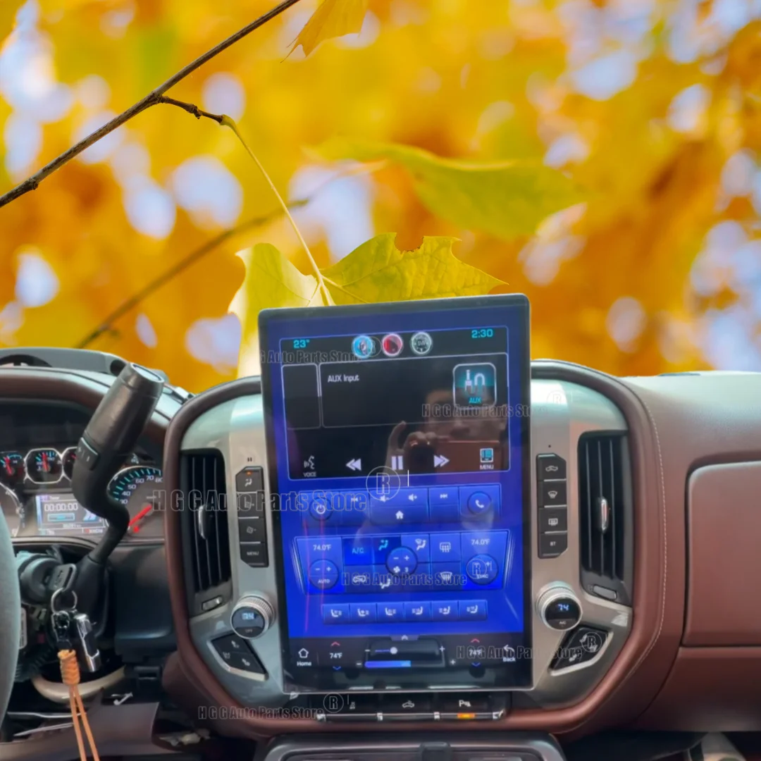 

Multimedia Video player For Chevrolet SILVERADO GMC Sierra 2014-2018 Navigation Android Carplay dual system GPS 15.6" Car Radio